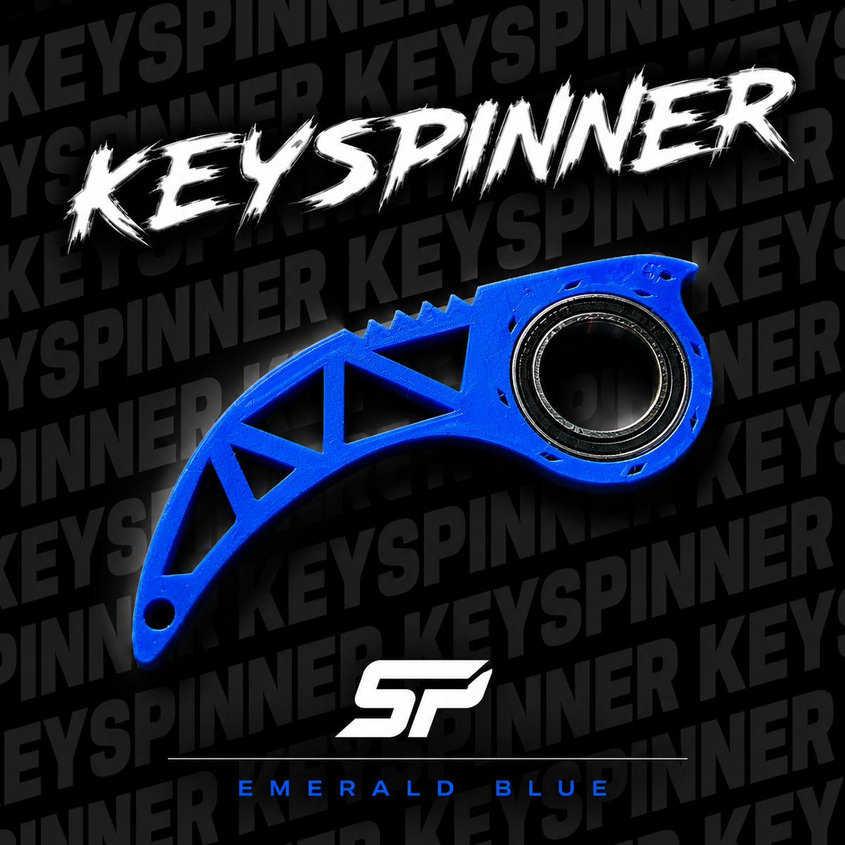 Keyspinner Emerald Blue